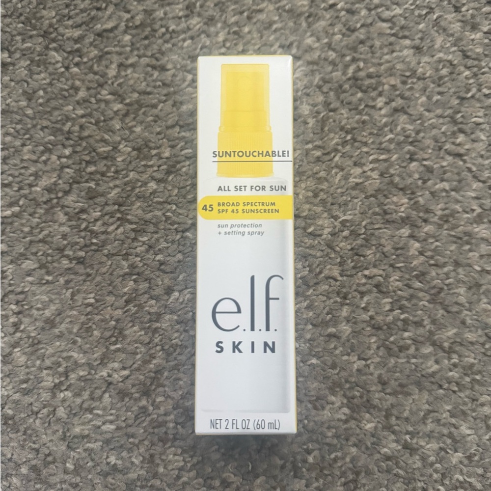 ELF Skin All Set for Sun SPF 45 Setting Spray - Yellow